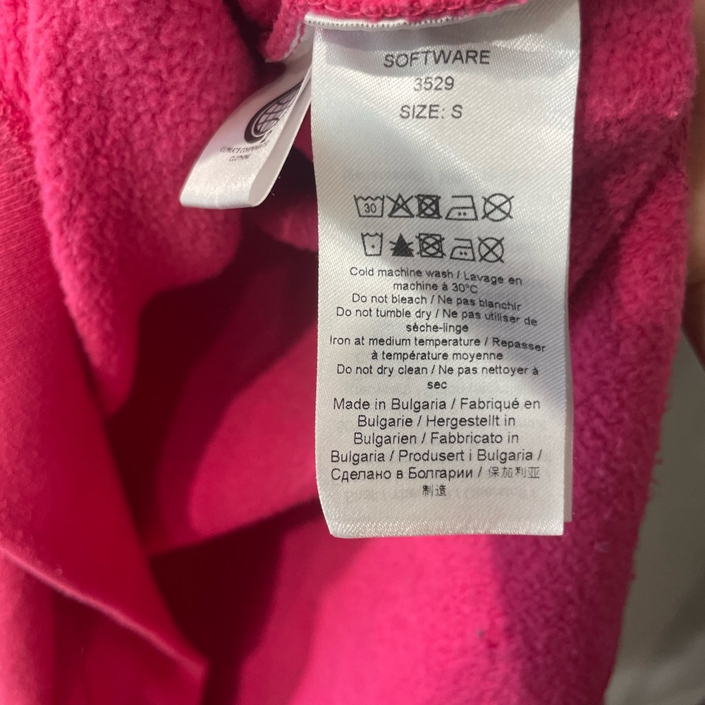 Ganni Pink Crew Neck Sweatshirt - Picture 4 of 5